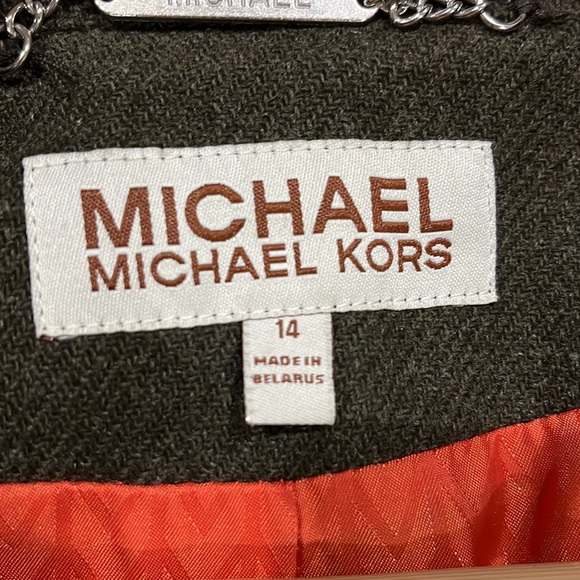 Women’s long wool coat by Michael Kors sz 14 - Picture 7 of 7